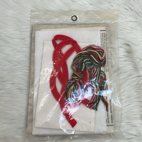 Vintage Stitchery Kit Wee Winsomes Christmas Stocking New - Picture 3 of 5